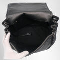 Chanel Timeless Accordion Flap Bag – Pre-Owned Luxury Brand Bags – Antonio & Co Interior View 
