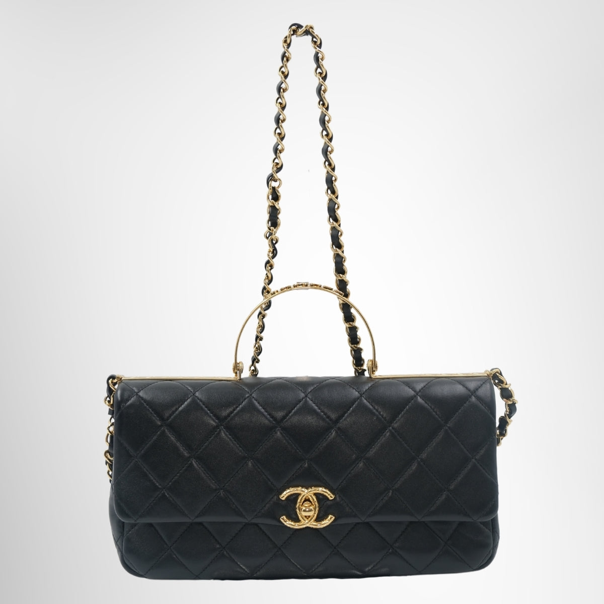 Chanel Top Handle Flap Bag – Pre-Owned Luxury Brand Bags – Antonio & Co Front Page