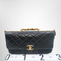 Chanel Top Handle Flap Bag – Pre-Owned Luxury Brand Bags – Antonio & Co Front View