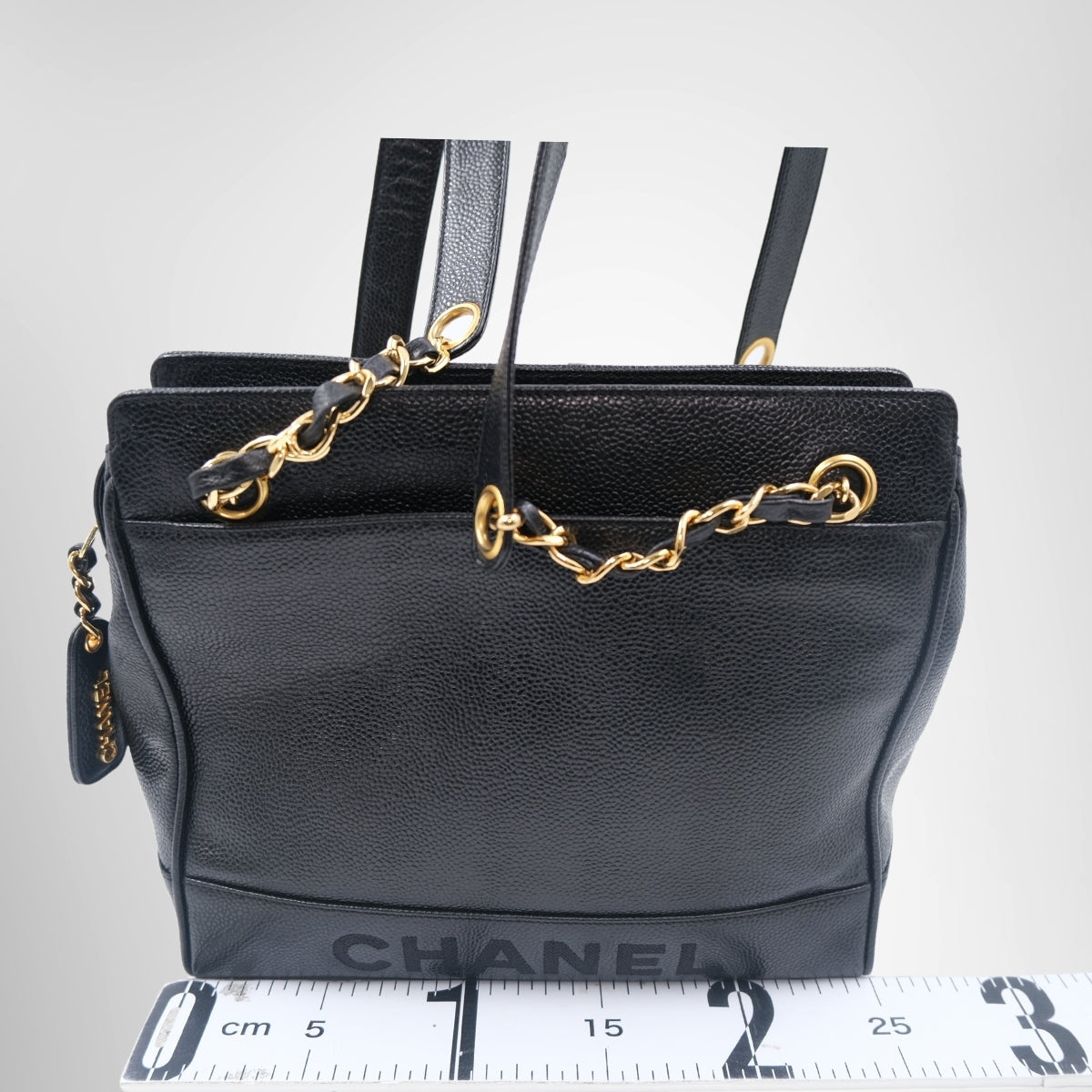 Chanel Triple Coco Mark Chain Shoulder Bag – Pre-Owned Luxury Brand Bags – Antonio & Co Back View