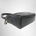 Chanel Vintage Triple CC Caviar Tote Bag – Pre-Owned Luxury Brand Bag – Antonio & Co Left Corner View 