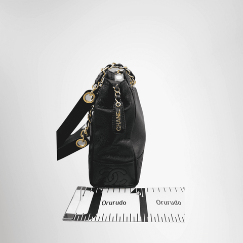 Chanel Vintage Triple CC Caviar Tote Bag