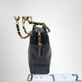 Chanel Vintage Triple CC Caviar Tote Bag – Pre-Owned Luxury Brand Bag – Antonio & Co SIde View 