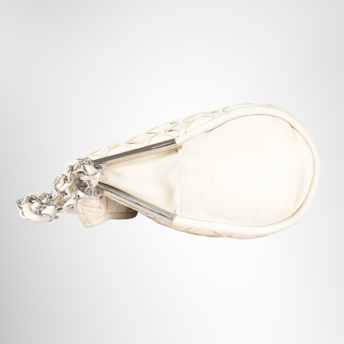 Chanel Lambskin Braided Chain Shoulder Bag – Ivory