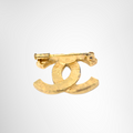 Chanel CC Logo Studded Clear Rhinestone Brooch – Pre-Owned Luxury Accessory – Antonio & Co –CLose up