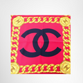Chanel Preowned Luxury 31 Rue Cambon Paris Silk Scarf Front View - Antonio & Co.