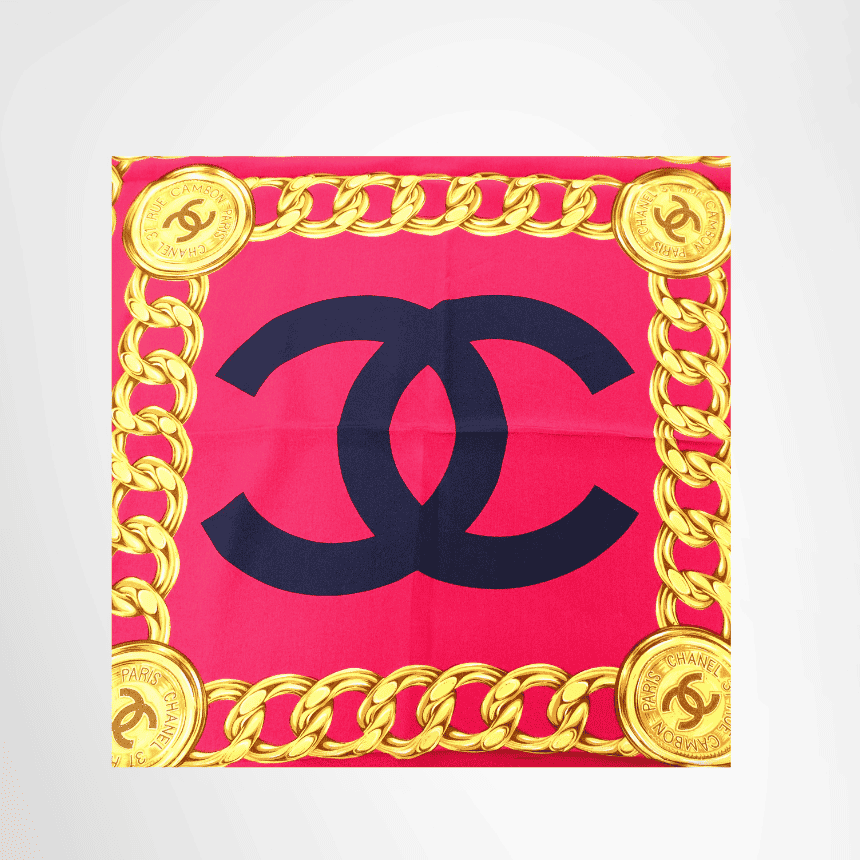 Chanel 31 Rue Cambon Paris Silk Scarf
