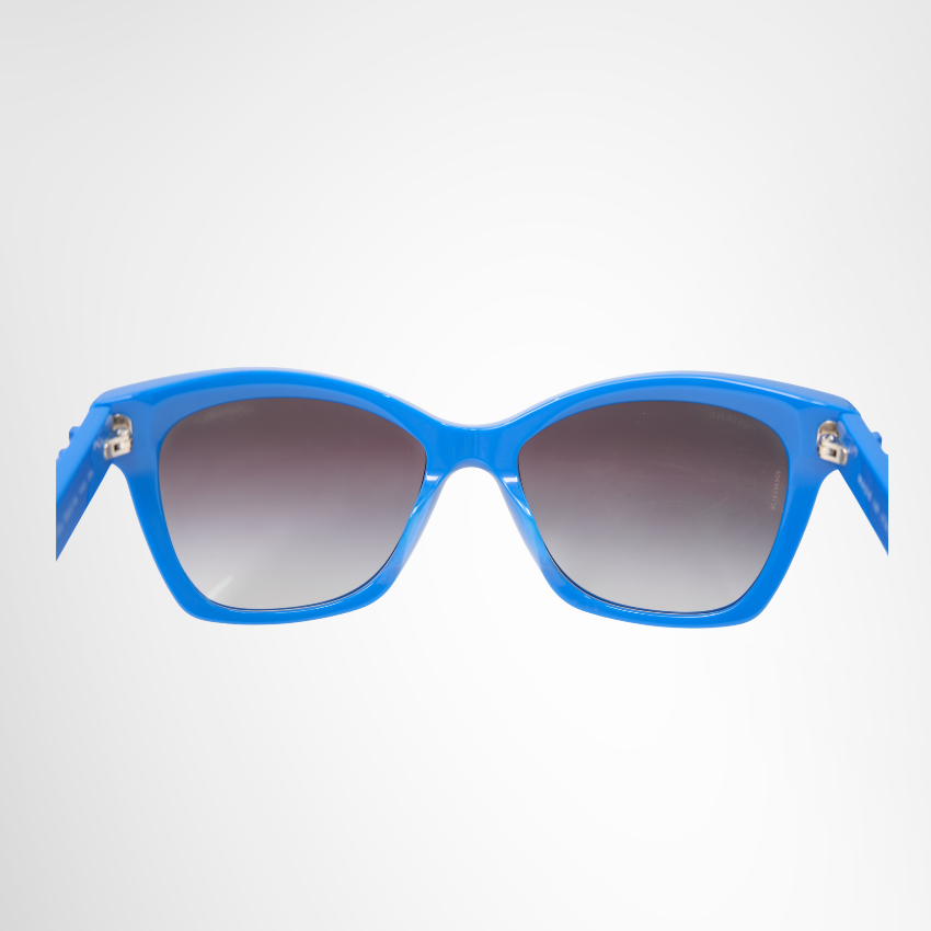 Chanel Preowned Luxury 5313 Sunglasses in Bright Blue Sunglasses Inside View - Antonio & Co.