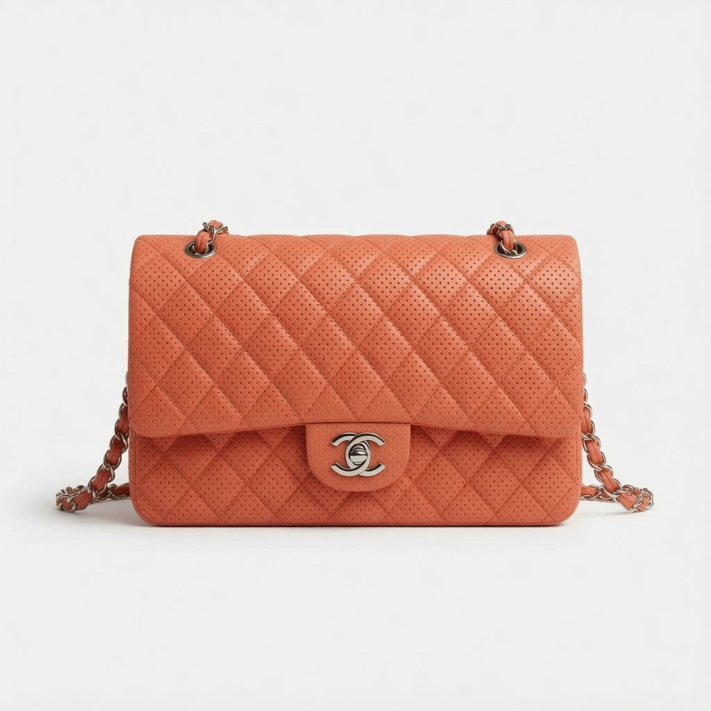 Chanel Preowned Luxury Bag Classic Double Flap Front View