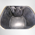 Chanel Preowned Luxury Bag Coco Mark Caviar Vanity Bag Interior View