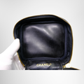 Chanel Preowned Luxury Bag Coco Mark Caviar Vanity Bag Interior View 2