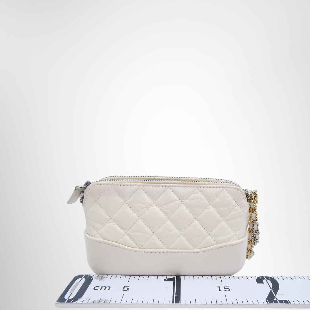 Chanel Preowned Luxury Bag Gabriel Cocoman Shoulder Bag Back View