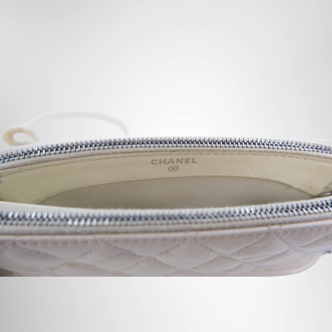 Chanel Preowned Luxury Bag Gabriel Cocoman Shoulder Bag Interior View