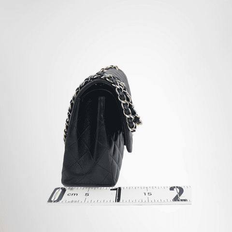 Chanel Jumbo Classic Double Flap Bag in Quilted Lambskin Black