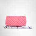 Chanel Preowned Luxury Bag Small Hobo Lambskin Chain Shoulder Bag Bottom View