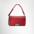 Chanel Preowned Luxury Boy Bag Front Page 1