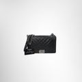 Chanel Preowned Luxury Boy Bag Front View