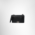 Chanel Preowned Luxury Boy Bag Front View 2