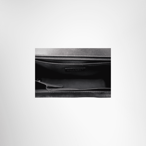 Chanel Preowned Luxury Boy Bag Interior View
