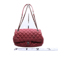 Chanel Preowned Luxury Classic Flap Bubble Quilted Bag Front View