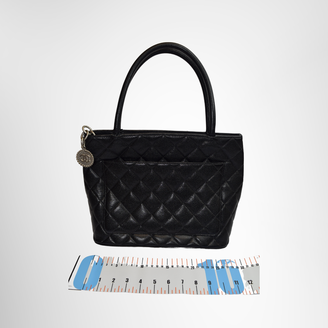 Chanel Preowned Luxury Medallion Tote Bag Back View - Antonio & Co.