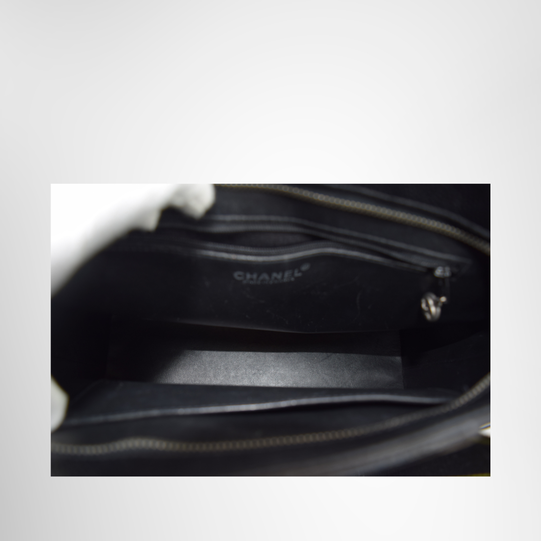 Chanel Preowned Luxury Medallion Tote Bag Inside View - Antonio & Co.
