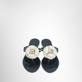 Chanel Preowned Luxury Rubber Camellia Sandals Front Page
