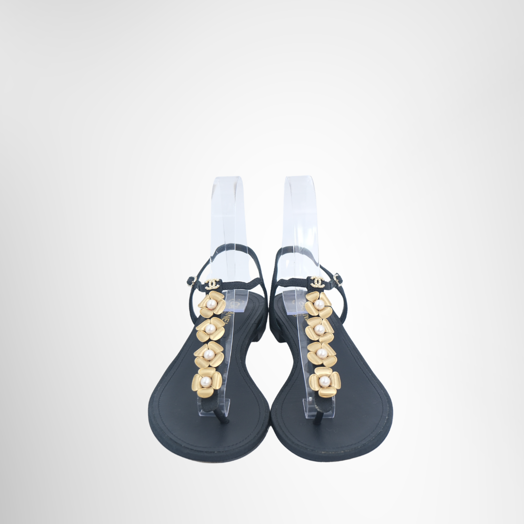 Chanel Preowned Luxury Sandals Front Page