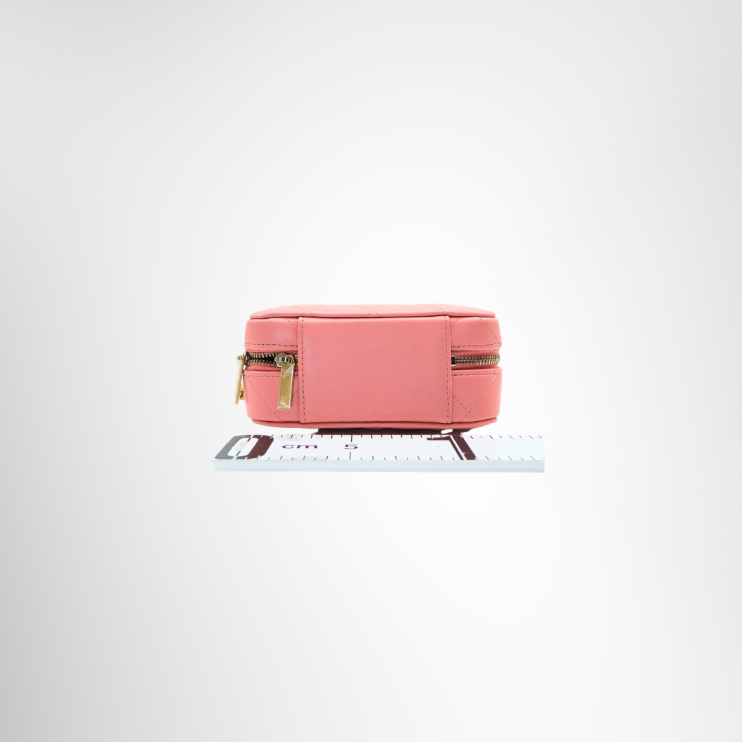 Chanel Preowned Luxury Top Handle Mini Vanity Bottom View