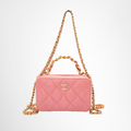 Chanel Preowned Luxury Top Handle Mini Vanity Front Page