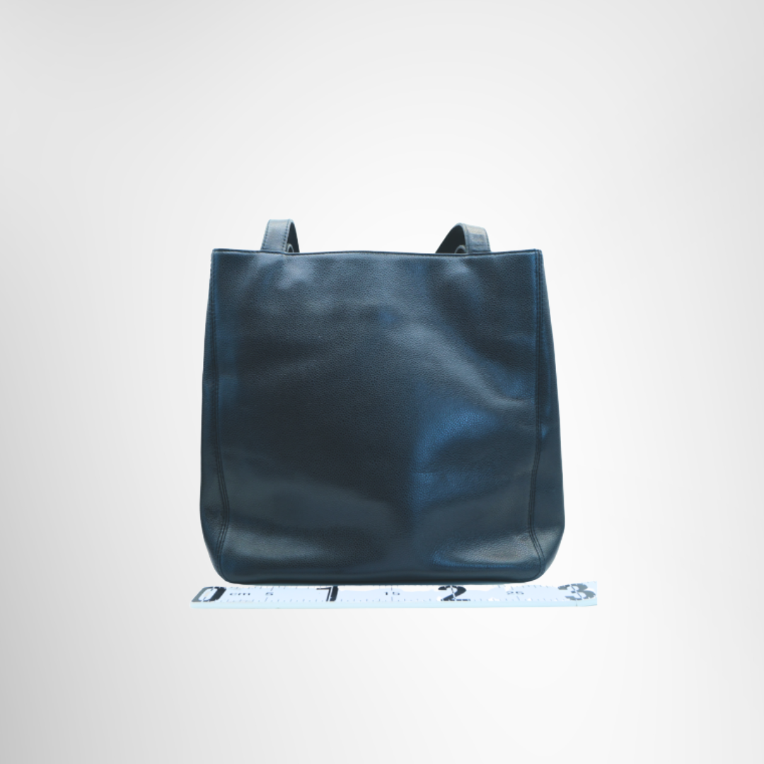 Chanel Preowned Luxury Vintage Coco Mark Tote Back View