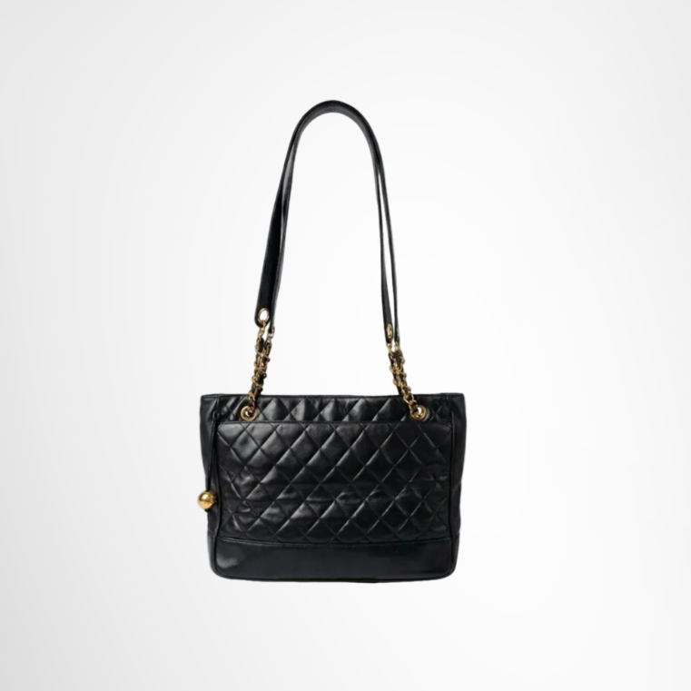 Chanel Preowned Luxury Vintage Matelasse Tote Leather Bag Front Page - Antonio & Co.