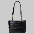 Chanel Preowned Luxury Vintage Matelasse Tote Leather Bag Front View - Antonio & Co.