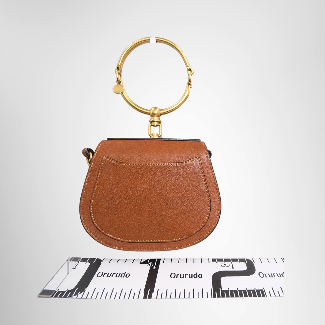 Chloé Nile Minaudière Bracelet Bag – Brown