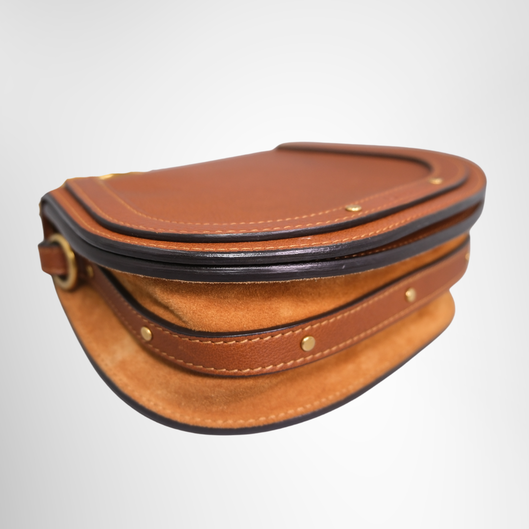 Chloé Nile Minaudière Bracelet Bag – Brown
