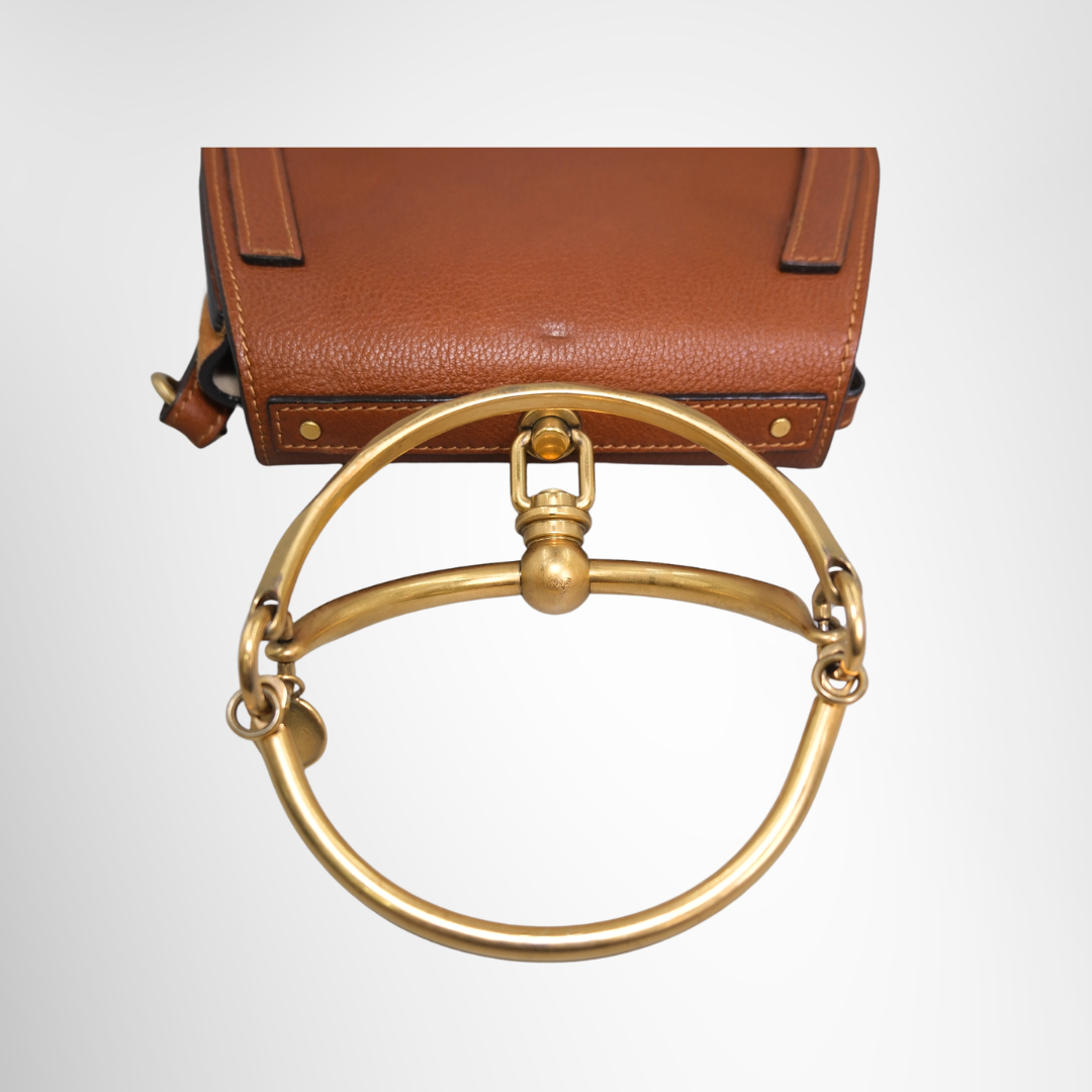 Chloé Nile Minaudière Bracelet Bag – Brown