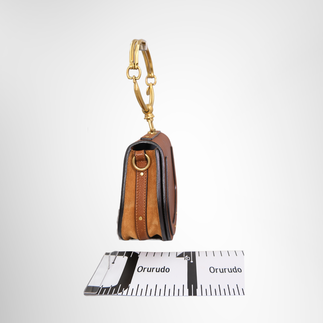 Chloé Nile Minaudière Bracelet Bag – Brown