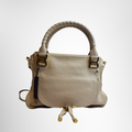 Chloe Preowned Luxury Marcie Double Carry Satchel Front Page
