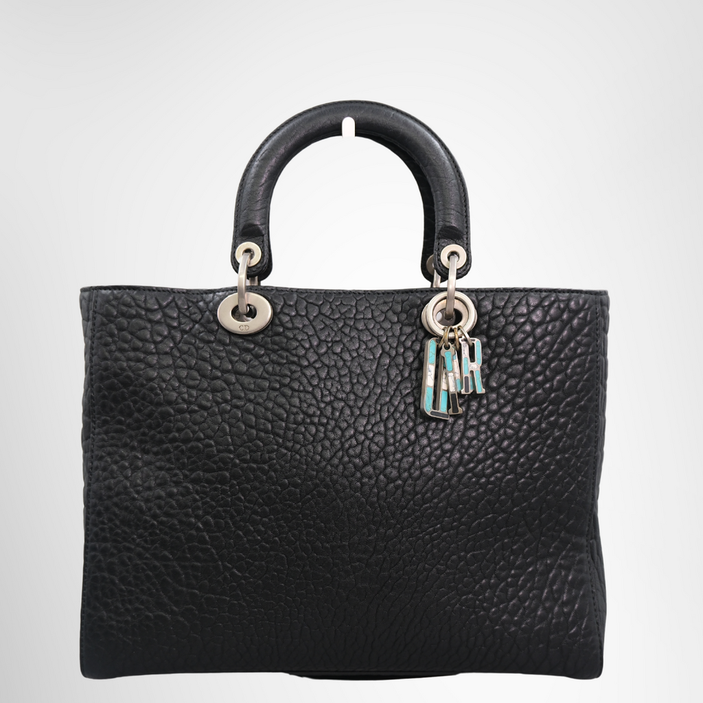 Dior Canyon Grained Lambskin in Unique Mosaic Turquoise