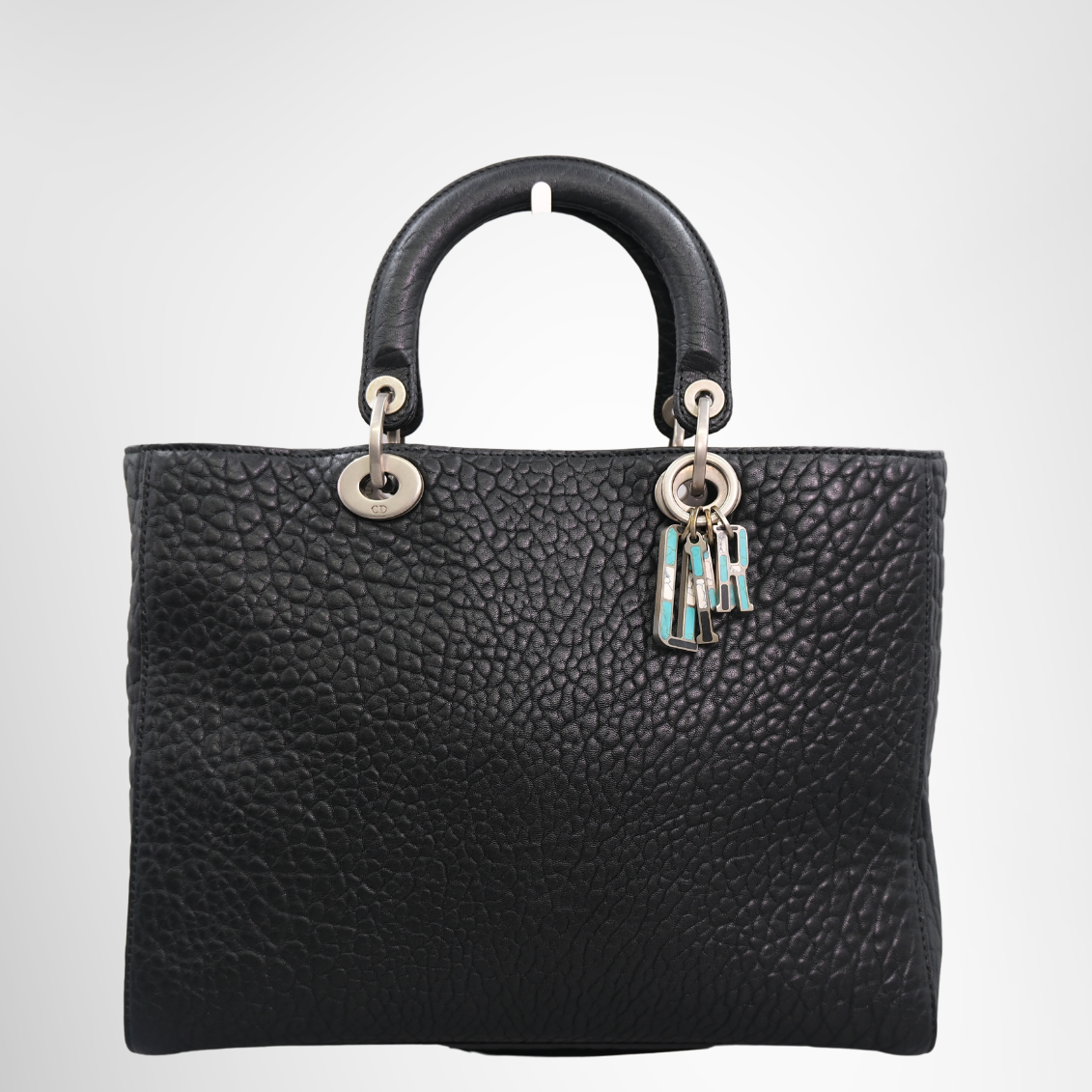 Canyon Grained Lambskin in Unique Mosaic Turquoise