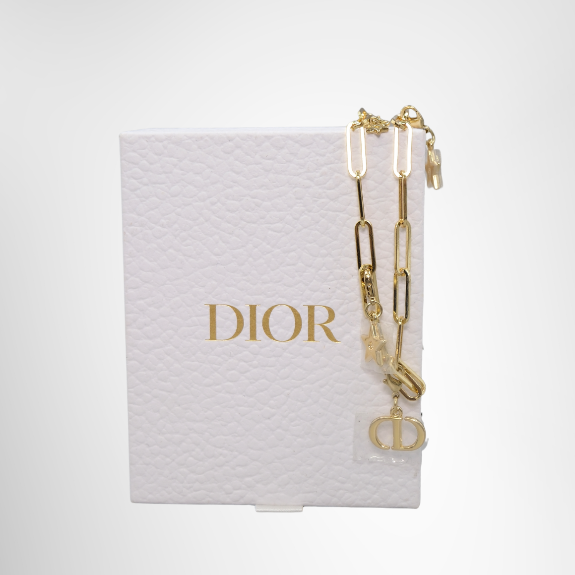 Novelty Charm Strap in Star and CD Logo Pendant