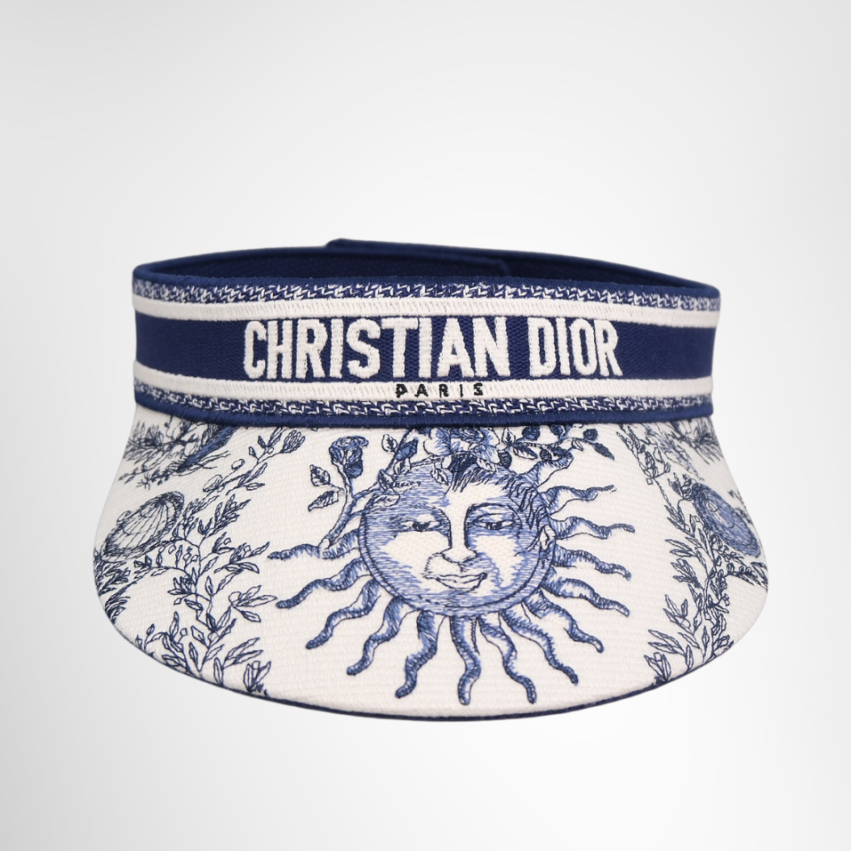 Christian Dior Toile De Jouy Sun Visor