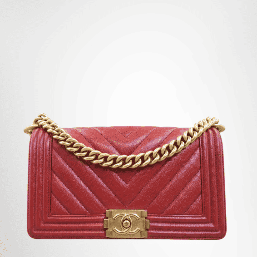 Chanel Chevron Boy Flap Bag