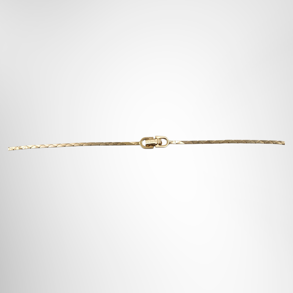 Dior Vintage Gold-tone Lariat Necklace