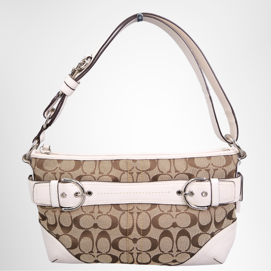 Signature Canvas Shoulder Bag