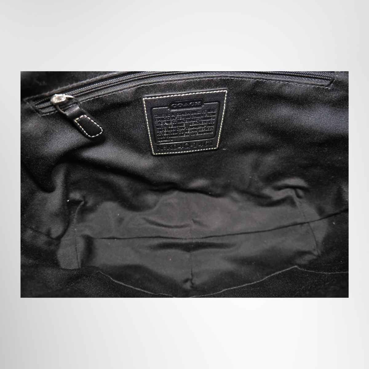 Vintage Signature Jacquard Canvas Hobo Bag