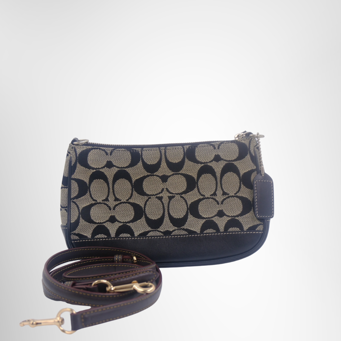 Signature Canvas Leather Bag