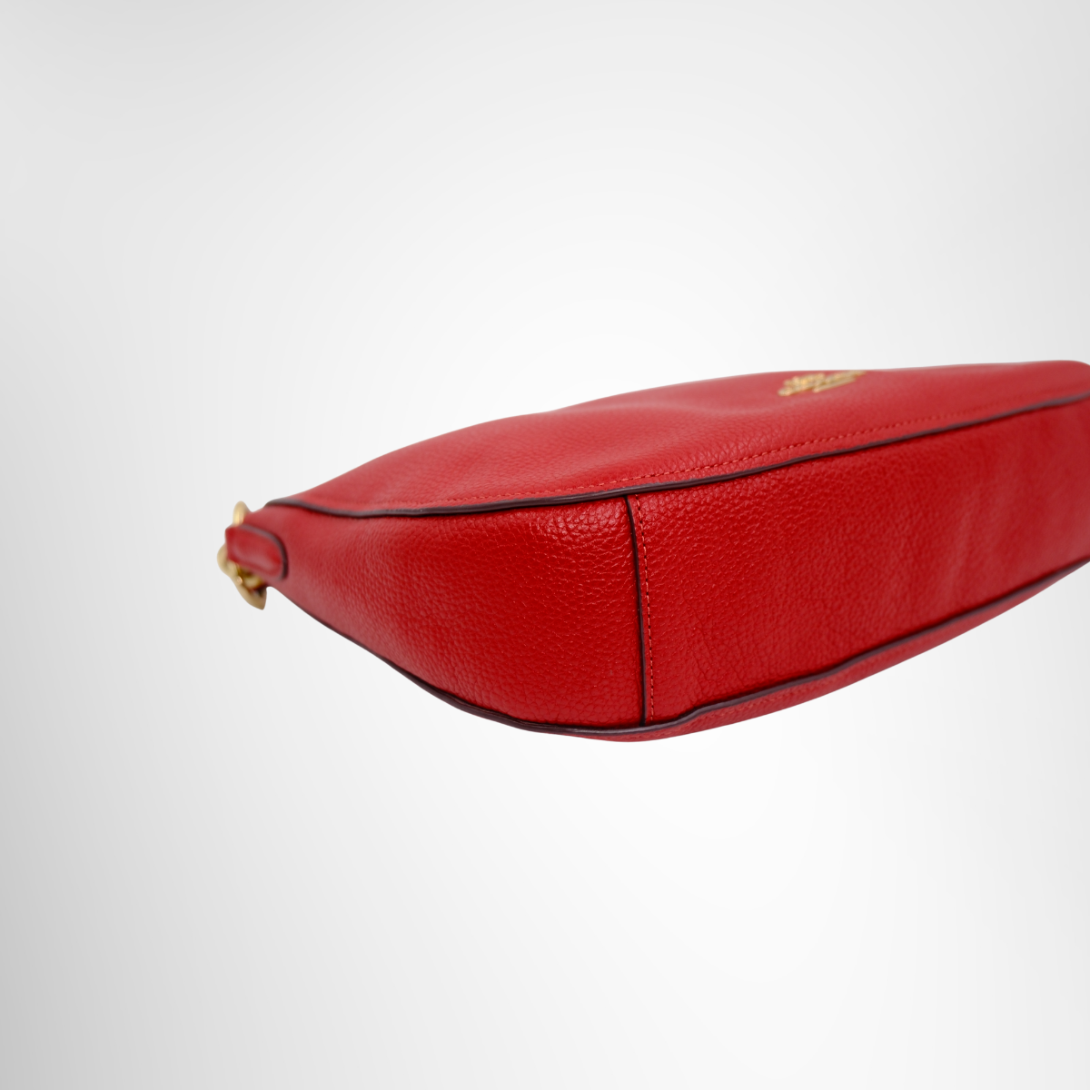 Red Leather Shoulder Bag