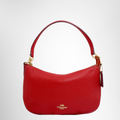 Coach Preowned Luxury Red Leather Shoulder Bag - Antonio & Co. Front Page
