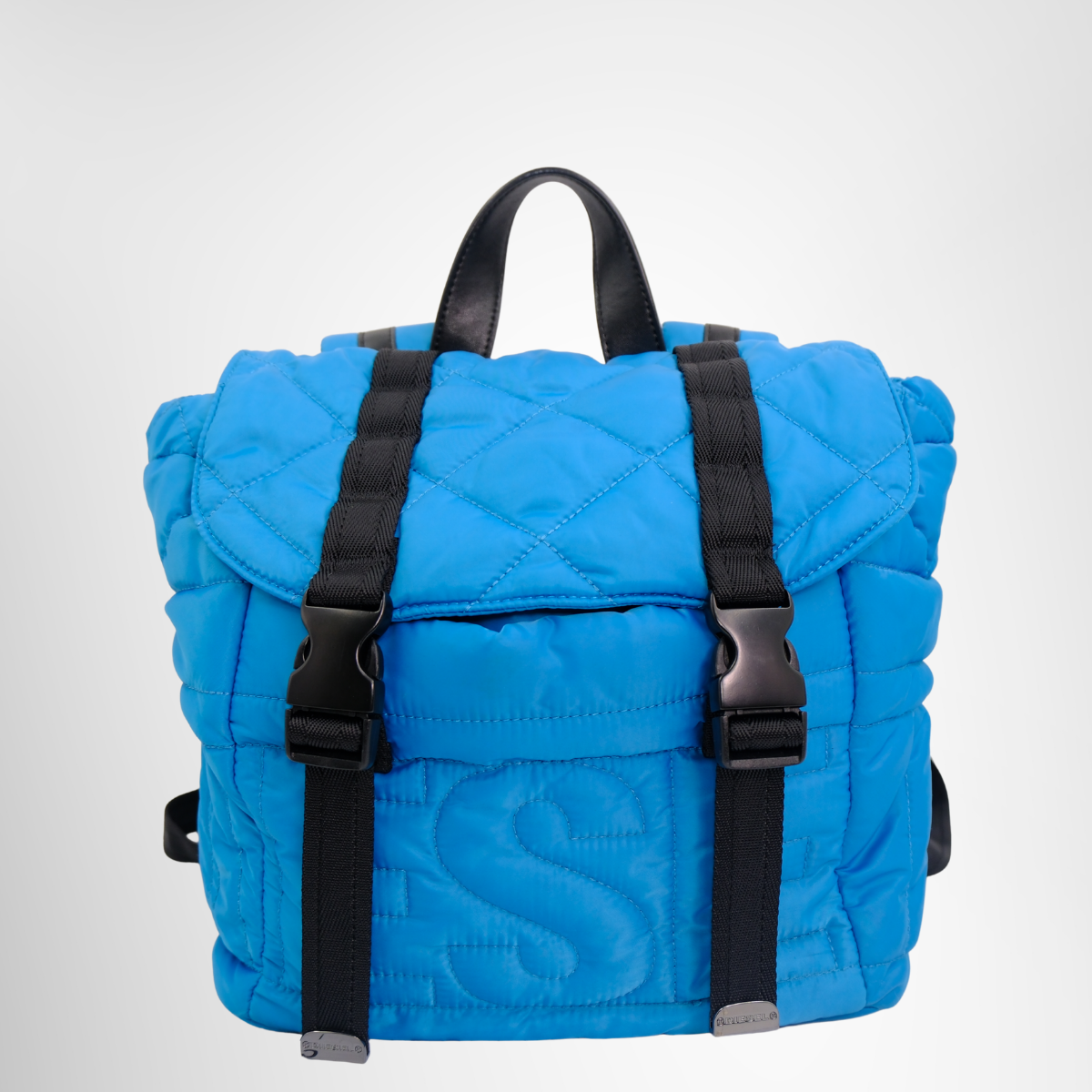 Diesel Preowned Luxury Blue Nylon Backpack Bag - Antonio & Co. Front Page